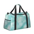 thumbnail image 2 of Fotbe Blue Marble Bolsa de Viaje con Estampado, Bolsa de Fin de Semana para Mujer con Compartimento para Zapatos, Bolsa de Gimnasio con Bolsillo Húmedo, 2 of 7