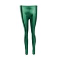 thumbnail image 2 of Leggings sintética con para mujer Pantalones pitillo ajustados elásticos - Brillante Verde Colcomx Leggings metálicos para mujeres, 2 of 8