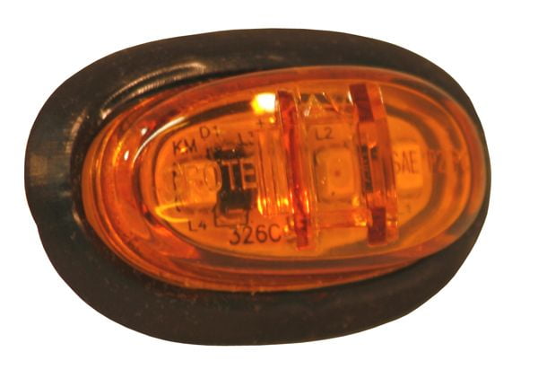 Grote 47973 Grommet Yellow MicroNova LED Clearance Marker Light 