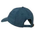 thumbnail image 3 of Merry Christmas Mistletoe Embroidered Washed Dyed Cap - Navy OSFM, 3 of 5