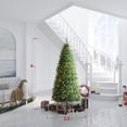 thumbnail image 6 of JOSTYLE 6FT Pre-Lit Christmas Tree, Artificial Christmas Tree with 250 UL-Certified LED Lights and 800  Branch Tips for Indoor Outdoor Christmas Party Holiday Decoration, Green, 6 of 10
