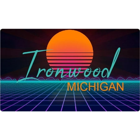 

Richmond Michigan 4 X 2.25-Inch Fridge Magnet Retro Neon Design