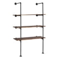 thumbnail image 4 of Tubo industrial para montaje en pared, 140 cm x 31 cm, de Shelf LIANTRAL, color negro, 4 of 7