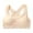 42-Beige, variant on LIIPEE Girls Underwear Solid Color Cotton Wireless Racerback Training Bras Stretch Sports Seamless Bra Girls Sweet Homewear Bras,Beige,13-18 Years