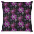 thumbnail image 1 of BSDHOME Taie d'Oreiller Motif Adrien Imprimé Fleur 20x20 Pouces, 1 of 1
