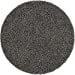 thumbnail image 3 of Unique Loom 3151312 Tapis Rond Shag Uni 4 x 4 Pi, Gris Graphite, 3 of 15