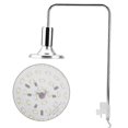 thumbnail image 2 of 220V 20W Modern Style High Bright LED Light Lamp with Bracket & Clamp for Aquarium Fish Tank, 2 of 2