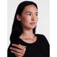 thumbnail image 4 of ClimateRight by Cuddl Duds Women’s Essential Base Layer Livaeco Jersey Long Sleeve Crewneck Top, 4 of 5