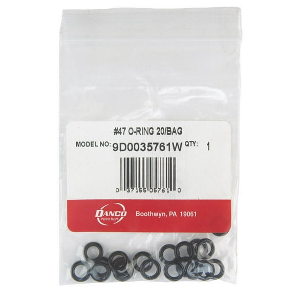Danco 35761W 0.34 In. D X 0.22 In. D Rubber O-Ring 20 Pc.