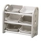 thumbnail image 4 of Organizador de juguetes infantiles con contenedores de almacenamiento. Muebles para sala de juegos y dormitorio. Gris, 4 of 9