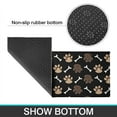 thumbnail image 6 of Paw Prints and Bones Kitchen Rugs Sets Of 2,Anti Fatigue Kitchen Mat Rugs Non Slip Washable,Decorative Kitchen Floor Mats for Kitchen,Sink,Laundry,17"x30"+17"x47", 6 of 7