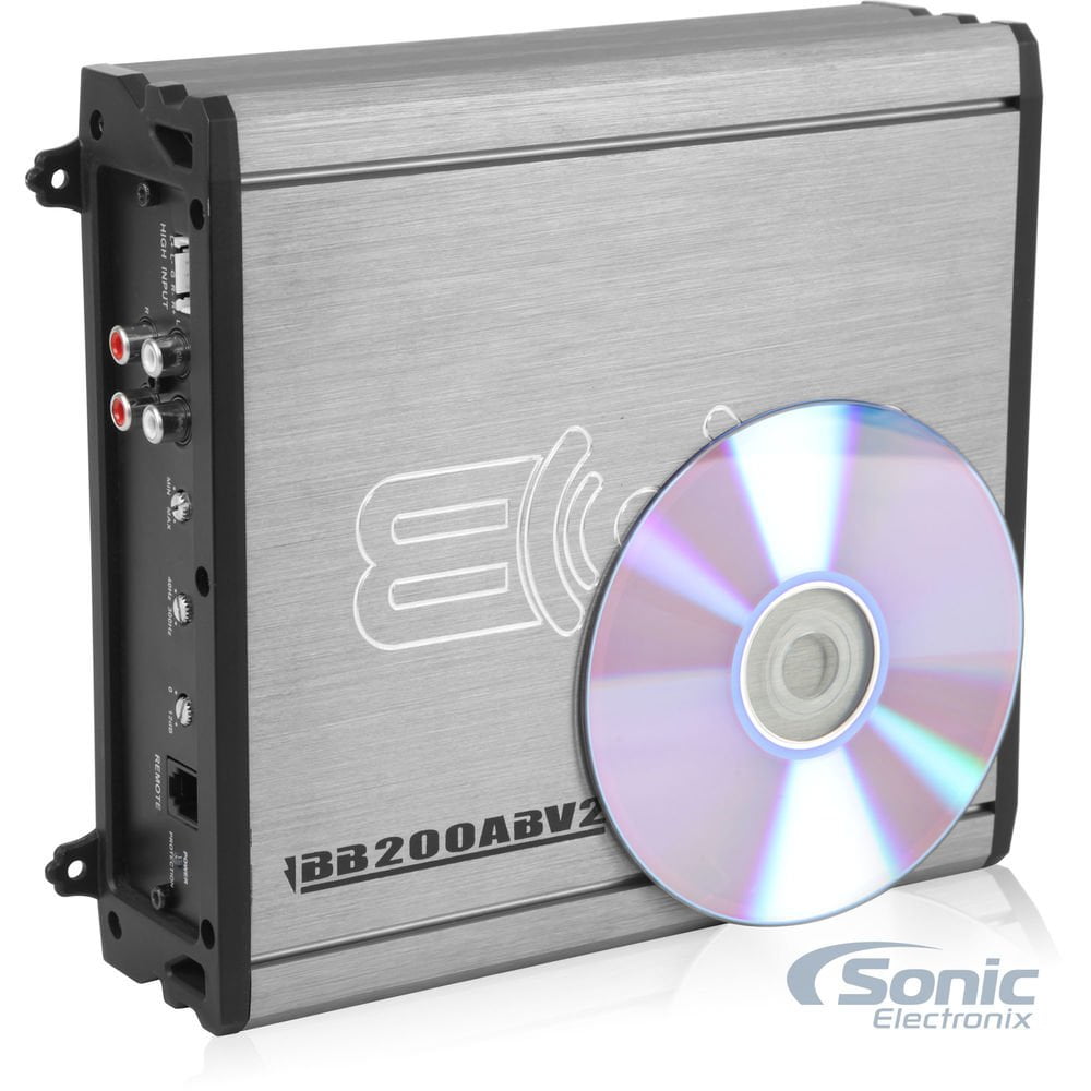 Belva BB200ABv2 500 Watt Monoblock + BAK82 Wiring Kit Class A/B Monoblock Amplifier with Amp Kit