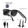 thumbnail image 4 of Multifunctional Outdoor Smart Glasses WiFi Transfer Magnetic Charging TR90 Ultra-Light Frame, 4 of 5