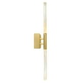 thumbnail image 2 of CWI Lighting Greta Integrated LED Brass Vanity Light, 2 of 6