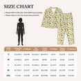 thumbnail image 4 of Sikiie Summer and sea Pajamas Set Long Sleeve Sleepwear Womens Button Down Nightwear Pj Sets-Small, 4 of 7