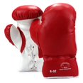 Pair of 6 Oz Children Kids Youth Lace Up Training Boxing Gloves w/ Soft