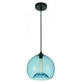 thumbnail image 1 of 1 Light Down Mini Pendant with Transparent Blue finish, 1 of 2