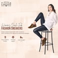 thumbnail image 5 of Spring Step L'Artiste Danli-Fab Fashion Sneakers – Premium Leather with Tapestry Print Upper - Lace Up Zipper Closure, Removable Insole, Flat Platform Sole, 5 of 9