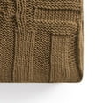 thumbnail image 3 of VCNY Home Dublin Taupe Cable Knit Cotton Throw, 50" x 70", 3 of 5