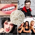 thumbnail image 4 of Kit de reparación temporal de Gel sólido de dientes de 50 g, cuentas de ajuste térmico moldeable, adhesivo para dientes falsos para Halloween, miedo oso de fresa Hogar, 4 of 5