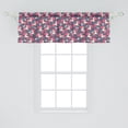 thumbnail image 2 of Ambesonne Unicorn Window Valance, Fluffy Mane and Tail, 54" X 18", Multicolor, 2 of 3