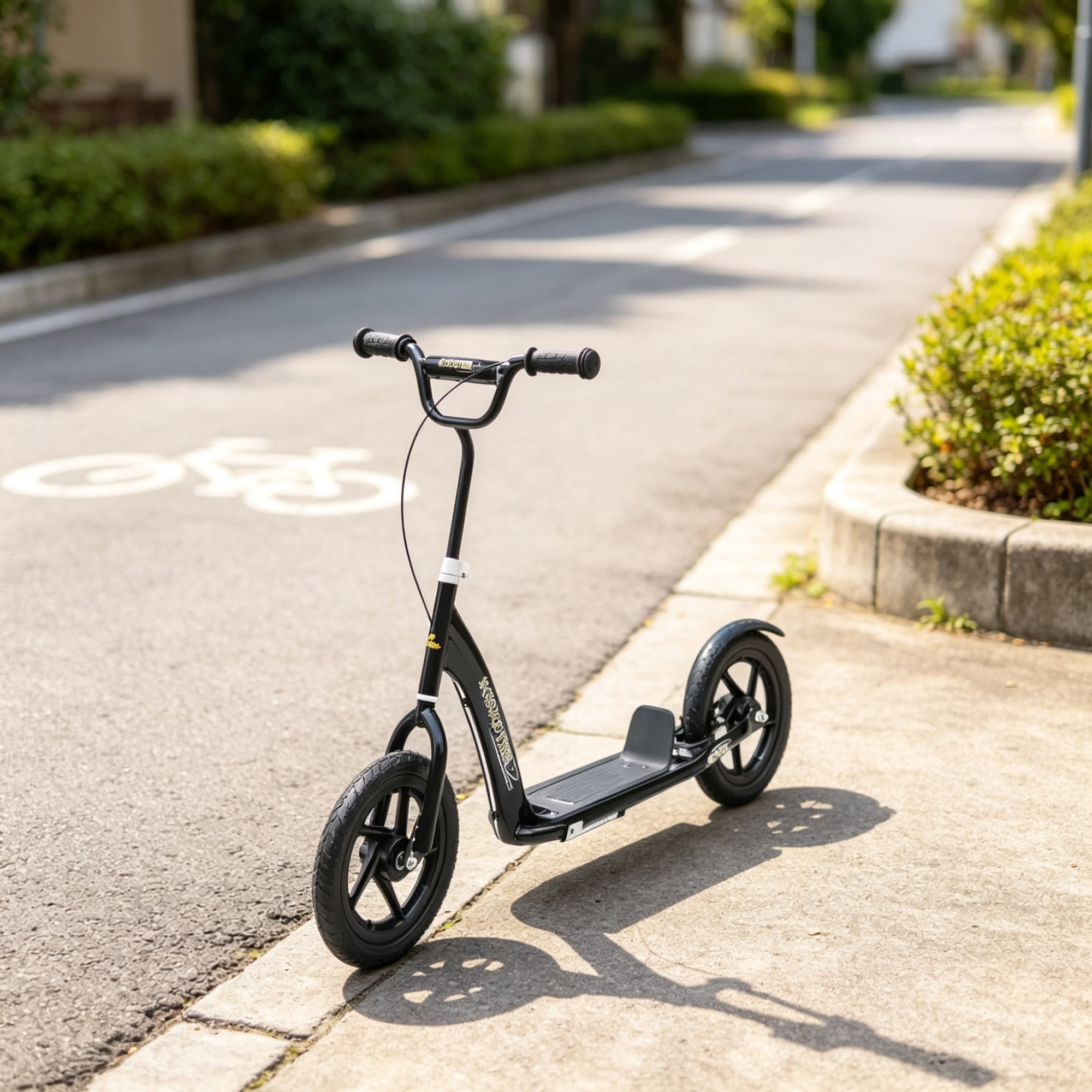 Kids Adjustable Scooter with Rear Brake for Ages 5-12