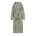 thumbnail image 2 of Aloohaidyvio Plush Robes for Women Soft Knit Long Bathrobe Fluffy Ladies Casual Sherpa Robes, 2 of 4