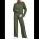 thumbnail image 2 of Conjuntos de 2 Piezas para Mujer para Otoño: Suéter de Punto de Viaje, Pantalones Anchos y Chándal para Estar en Casa. Verde L, 2 of 7