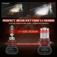 thumbnail image 6 of 4X 9005+9006 Combo LED Headlight Hi Lo Beam Fit GMC Sierra 1500 2500 HD 95-06, 6 of 10