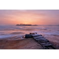 thumbnail image 2 of Kruk, Przemyslaw 32x23 Gold Ornate Wood Framed with Double Matting Museum Art Print Titled - cold morning, 2 of 4
