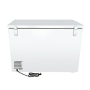 Frigidaire 10.3 Cu Ft Chest Freezer, White Garage Ready Deep Freezer for Basement, Kitchen, Bulk Food Storage