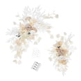 thumbnail image 2 of 2 piezas de arco de boda con flores, arreglo floral, rosas falsas colgantes, guirnalda de flores artificiales, fondo floral para decoración de bodas Medio, 2 of 10