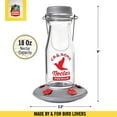 thumbnail image 4 of More Birds Jersey Hummingbird Feeder, Glass Milk Bottle, 5 Feeding Ports and 18-Ounce Nectar Capacity, 4 of 10