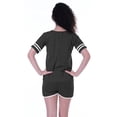 thumbnail image 4 of Moomaya Ensemble de Nuit Uni pour Femmes avec Shorts, Vêtements de Nuit en Coton, 2 Pcs Chemises de Nuit, 4 of 7