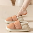thumbnail image 7 of Taqqpue House Slippers for Women Down Cotton Slippers In Fall and Winter With Non-Slip Heel for Indoor Home Use Thickened and Warm, 7 of 7