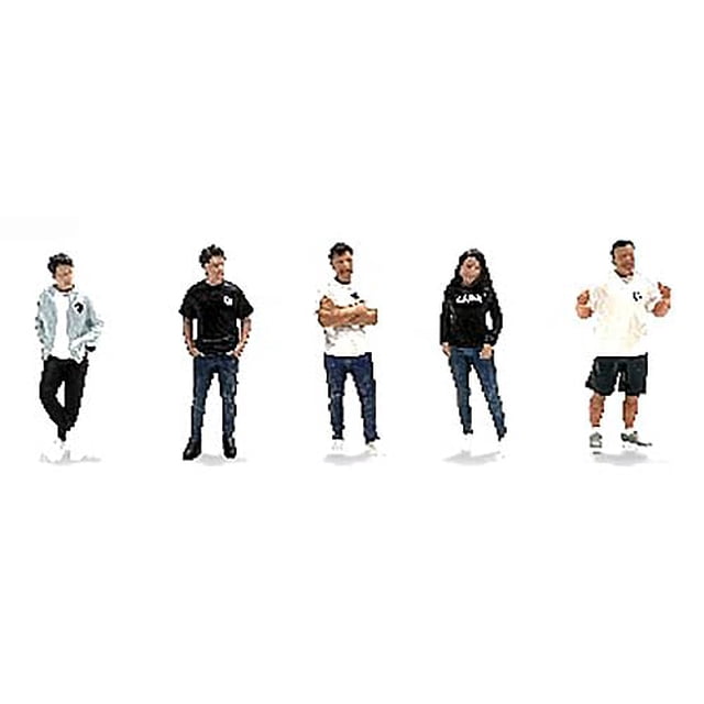 Set de figuras American Diorama Team Liberty Walk 1/64 x5