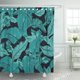 thumbnail image 1 of ABPHQTO Dibujo verde Patrón de hoja tropical Belleza de plátano Botánica Botánica Rama Exótico Impermeable Baño Cortinas de ducha Set 165x180 cm ABPHQTO PKNMT66x72Shower-9713, 1 of 2