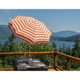 thumbnail image 2 of DestinationGear 1335 Italian 6 ft. Umbrella Acrylic Stripes Orange and White - Patio Pole, 2 of 2