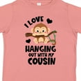 thumbnail image 4 of Inktastic Monkey I Love Hanging out with My Cousin Boys or Girls Toddler T-Shirt, 4 of 5
