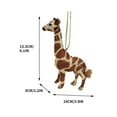thumbnail image 5 of Agiferg Christmas Decorations Simulation Giraffe Rhinocero Leopard Elephant Decorations Gifts Christmas Decorations, 5 of 5