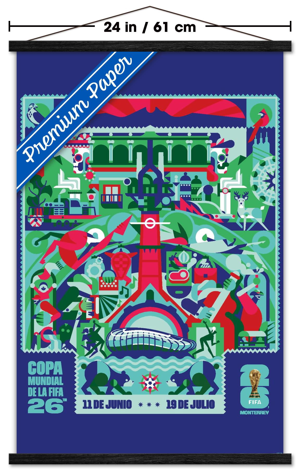 FIFA World Cup 2026 - Monterrey Wall Poster, 22.375