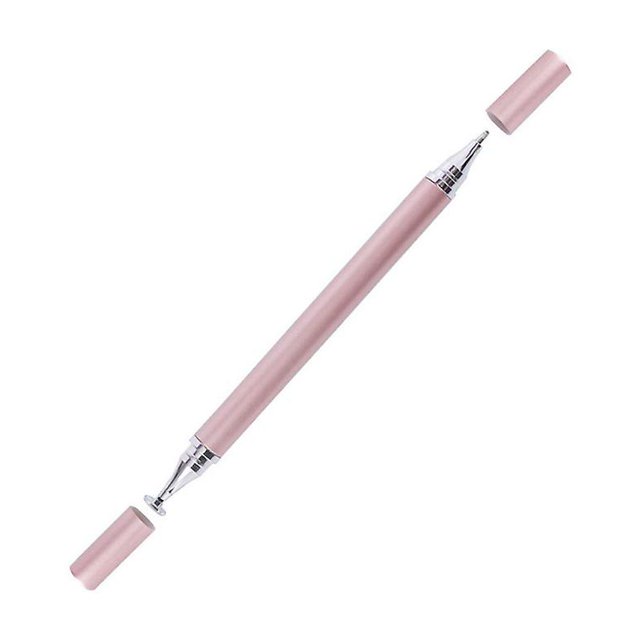 1 lápiz capacitivo de doble punta rosa, lápiz óptico para todas las pantallas táctiles, lápiz capacitivo universal estilo lápiz para Apple iPad/pro/mini/air/iphone/sa