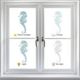 thumbnail image 5 of 33.07x13.78 Inch 32Pcs Sea Animals Series Rainbow Window Clings Turtle Static Glass Sticker Non Adhesive Vinyl Film Home Decoration Decals for Sliding Doors Windows Prevent Birds Strikes, 5 of 9