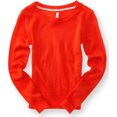 thumbnail image 1 of Suéter de punto Aeropostale con Cuello redondo para mujer Naranja XS, 1 of 1