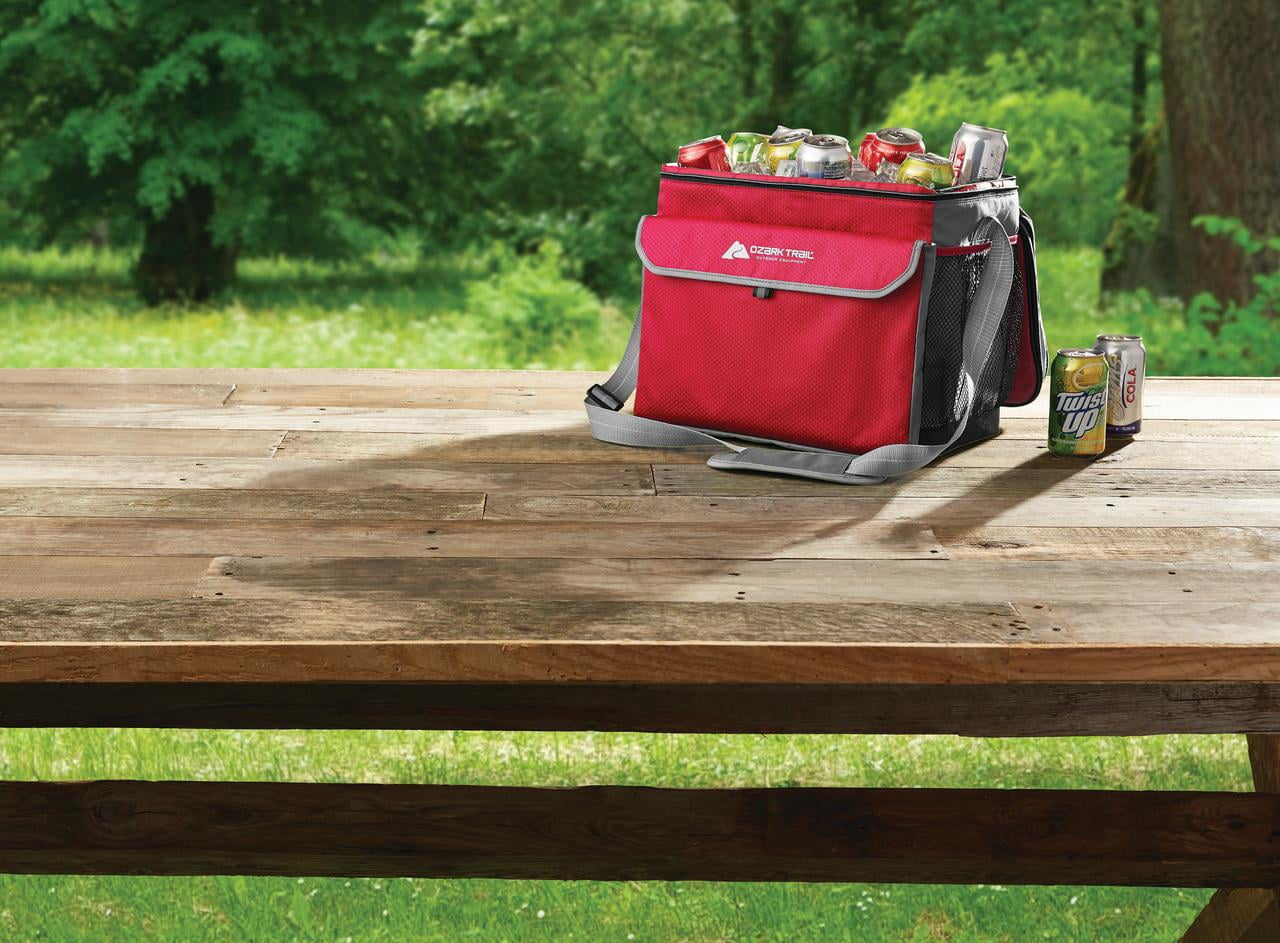 Ozark Trail 36 Can Soft-Sided Cooler, Red