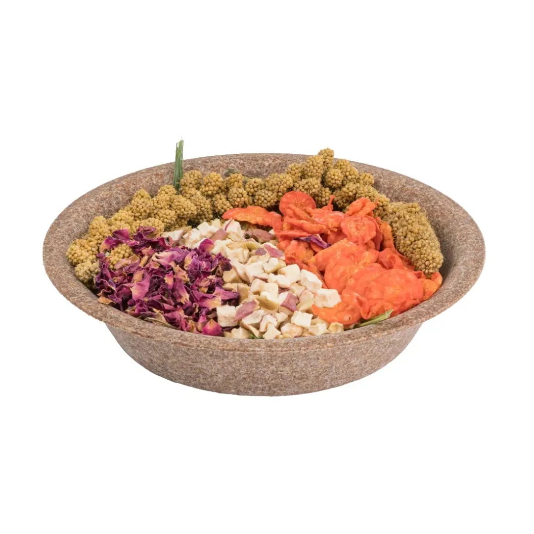 (2 pack) Vita Line Nutritionally Complete Fully Editable Millet Lunch Bowl for Pet Birds, by A&E Cage Company