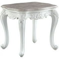 thumbnail image 2 of 84312 - End Table, Marble Top & White Finish - Ciddrenar, 2 of 9