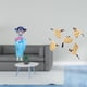 thumbnail image 2 of Figura de geisha kabuki asiática, estatua de resina, kimono japonés, accesorios para dormitorio o , adorno de pared coleccionable de made, 2 of 8
