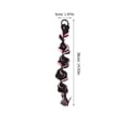 thumbnail image 2 of OULII Ponytail Extensión Trenzada De Rosa Con Para Fiesta Cosplay Uso Diario Moderno, 2 of 7