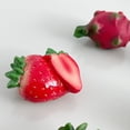 thumbnail image 3 of Wrapables 3D Resin Fridge Magnets, Food Simulation, Succulents, Famous Faces Refrigerator Magnets for Kitchen (Set of 5), Fruits, 3 of 7